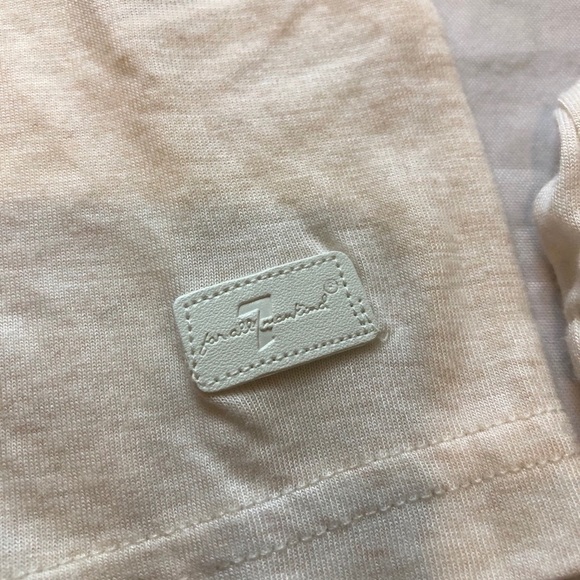 7 for all Mankind bell sleeve cream long sleeve tee M NWT embellished Host Pick! - Picture 5 of 11